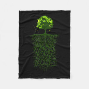 Boomwortel Ken Uw Oorsprong Natuur Milieu Fleece Deken