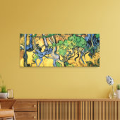 Boomwortelen en boomstammen door Vincent van Gogh Canvas Afdruk (Insitu (Woonkamer))