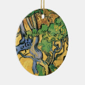 Boomwortelen en boomstammen door Vincent van Gogh Keramisch Ornament (Rechts)
