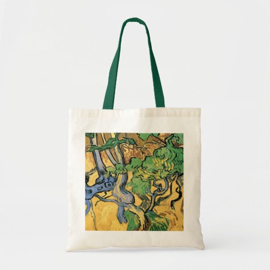 Boomwortelen en boomstammen door Vincent van Gogh Tote Bag (Voorkant)