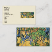 Boomwortelen en boomstammen door Vincent van Gogh Visitekaartje (Voorkant / Achterkant)