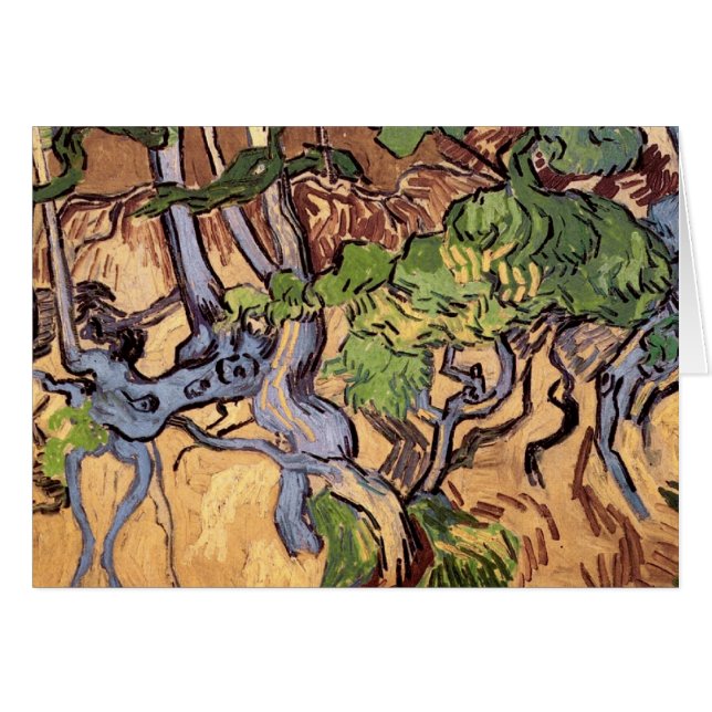 Boomwortelen en boomstammen (F816)Van Gogh Fine Ar (Voorkant Horizontaal)
