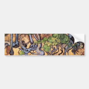 Boomwortelen en boomstammen (F816)Van Gogh Fine Ar Bumpersticker