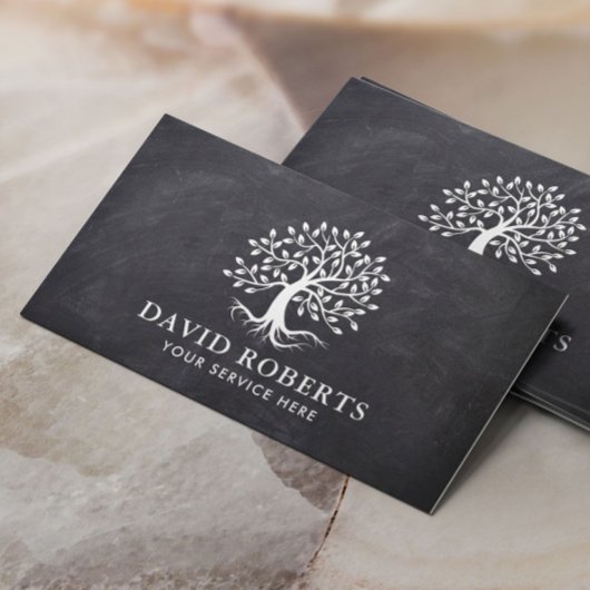  boomwortels Elegant-alkbord Visitekaartje