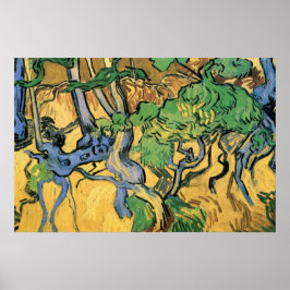 Boomwortels en stammen door Vincent van Gogh Poster