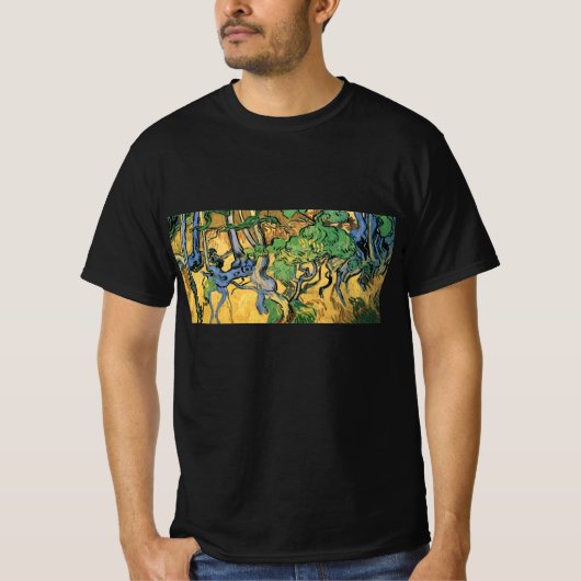 Boomwortels en stammen door Vincent van Gogh T-shirt (Voorkant)