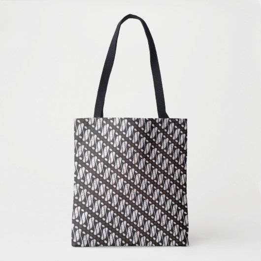 Boomy Cute Unique Java Ethnic Batik Tote Bag (Voorkant)