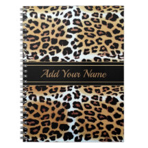 Boomy Elegant Stylish Leopard Print Custom Name