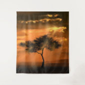 Boomzonnestralen Sunrise Tapestry Wandkleed (Voorkant)
