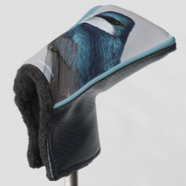 Boomzwaluw staart naar fotograaf golfheadcover