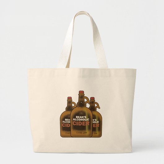 Boon cider grote tote bag (Voorkant)