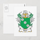 Boon Family Crest Briefkaart (Voorkant / Achterkant)