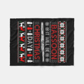 Boon Het wordt kerstdag cadeau Ugly Xmas Fleece Deken (Voorkant (Horizontaal))