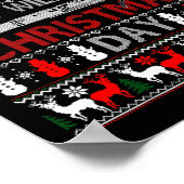 Boon Het wordt kerstdag cadeau Ugly Xmas Poster (Hoek)