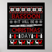 Boon Het wordt kerstdag cadeau Ugly Xmas Poster (Voorkant)