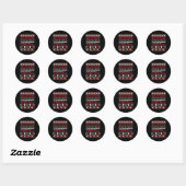 Boon Het wordt kerstdag cadeau Ugly Xmas Ronde Sticker (Vel)