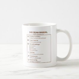 Boon kalm schattige koffieboon  koffiemok