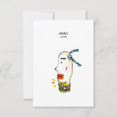 Boon-Oogige Vlecht Taoïstische Plat Kaart (Voorkant)