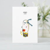 Boon-Oogige Vlecht Taoïstische Plat Kaart (Staand voorkant)