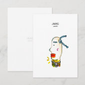 Boon-Oogige Vlecht Taoïstische Plat Kaart (Voorkant / Achterkant)