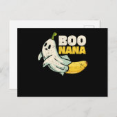 Boonana Cute ghost banana Halloween Briefkaart (Voorkant / Achterkant)