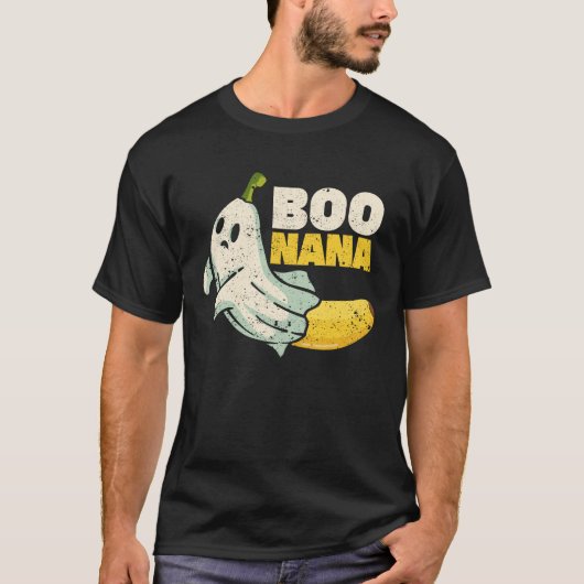 Boonana Cute ghost banana Halloween T-shirt (Voorkant)