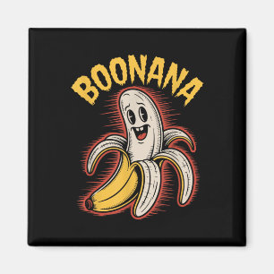 Boonana Funny Banana Ghost Spooky Halloween Kostuu Magneet