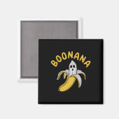 Boonana Grappig Skelet Binnenin Banaan Eigenzinnig Magneet (Voorkant / Achterkant)