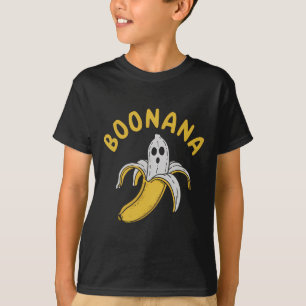 Boonana Grappig Skelet Binnenin Banaan Eigenzinnig T-shirt