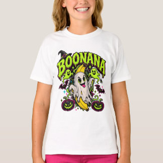 BOONANA Grappige Geestenbanaan Halloween Spoken T-shirt