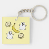 Boonana Melk Dubbelzijdige Acryl Sleutelhanger (Achterkant)