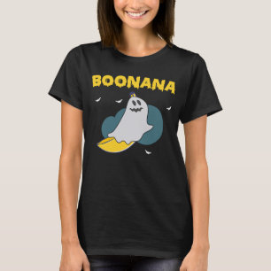 Boonana Scary Halloween Ghost Banana Costume T-shirt