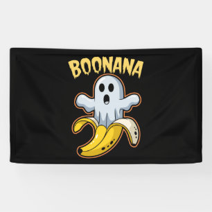 Boonana Schattige Geest Banaan Halloween Spandoek