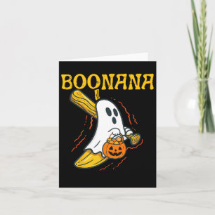 Boonana Schattige Ghost Nana Halloween Kostuum Man Kaart
