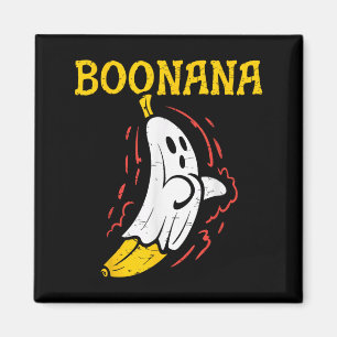 Boonana spook banaanhalloween griezelige woordgrap magneet