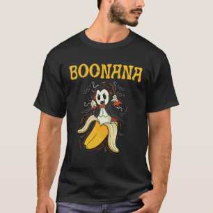 Boonana Vampier Grappige Enge Banaan Halloween Kos T-shirt
