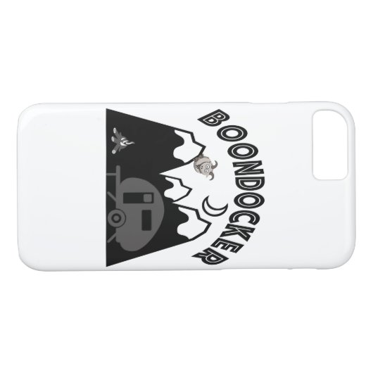 Boondocker-ontwerp Case-Mate iPhone Case (Achterkant (Horizontaal))