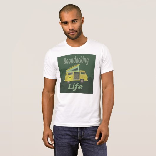 Boondockingontwerp T-shirt (Voorkant volledig)