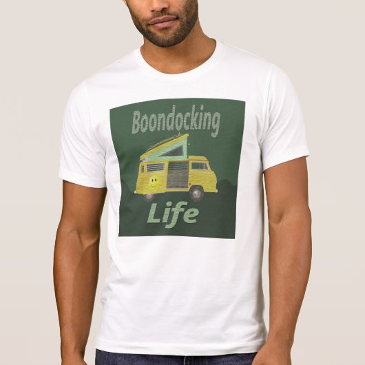 Boondockingontwerp T-shirt (Voorkant)