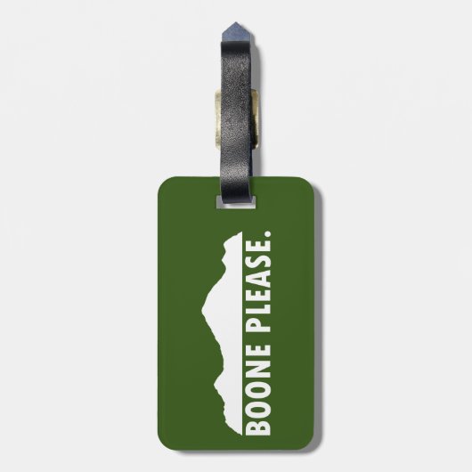 Boone Alsjeblieft Bagagelabel (Achterkant verticaal)