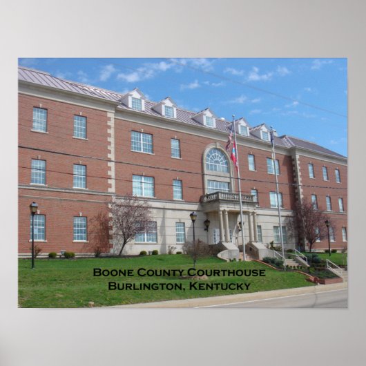 Boone County Courthouse Poster (Voorkant)