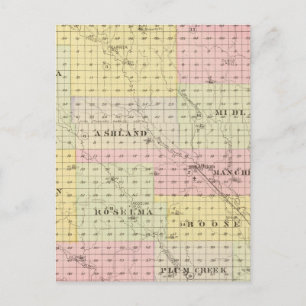 Boone County, Nebraska Briefkaart