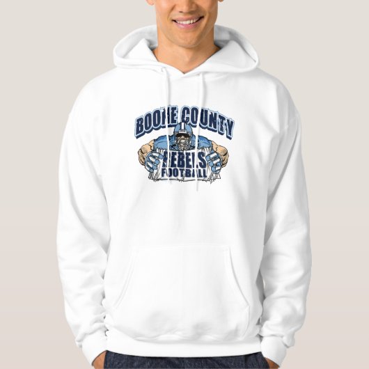 Boone County Rebels Football Hoodie (Voorkant)