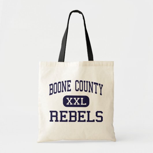 Boone County - Rebels - High - Florence Kentucky Tote Bag (Voorkant)