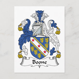 Boone Family Crest Briefkaart