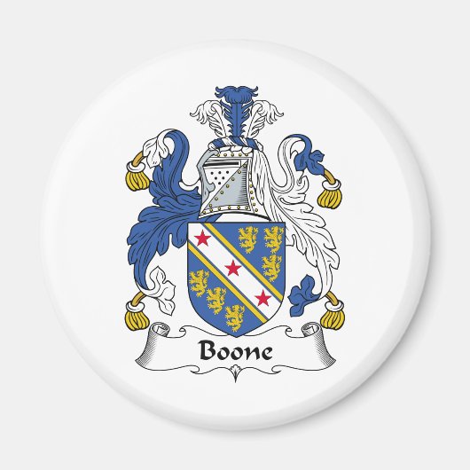 Boone Family Crest Magneet (Voorkant)