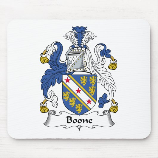Boone Family Crest Muismat (Voorkant)
