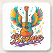 Boone Gitaar Bier Onderzetter (Voorkant)