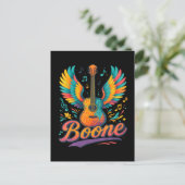 Boone Gitaar Briefkaart (Staand voorkant)