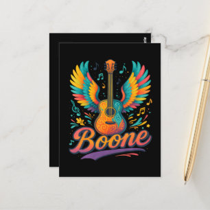 Boone Gitaar Briefkaart